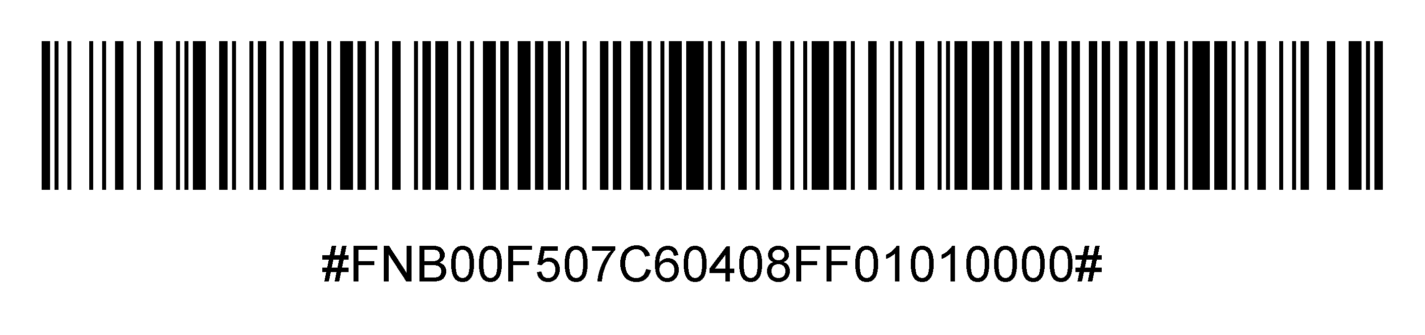 Aktivieren Sie UPC-A durch Scannen des untenstehenden Barcodes*: