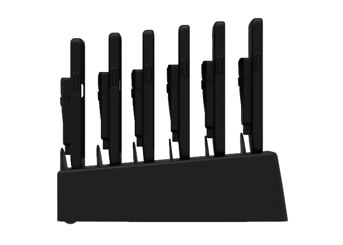 'DuraSled for Samsung XCover Pro with 6 Bay Charger - Side