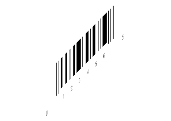 Angled 1D Barcode