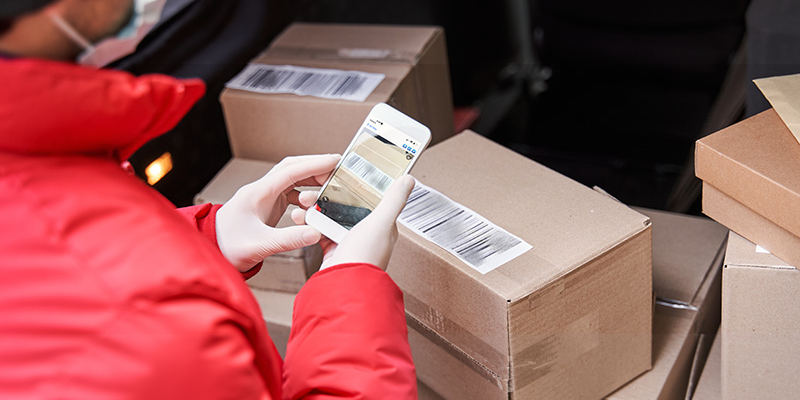 Scanning Damaged Barcodes During Delivery